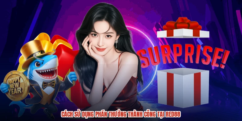Cách sử dụng phần thưởng thành công tại RED88