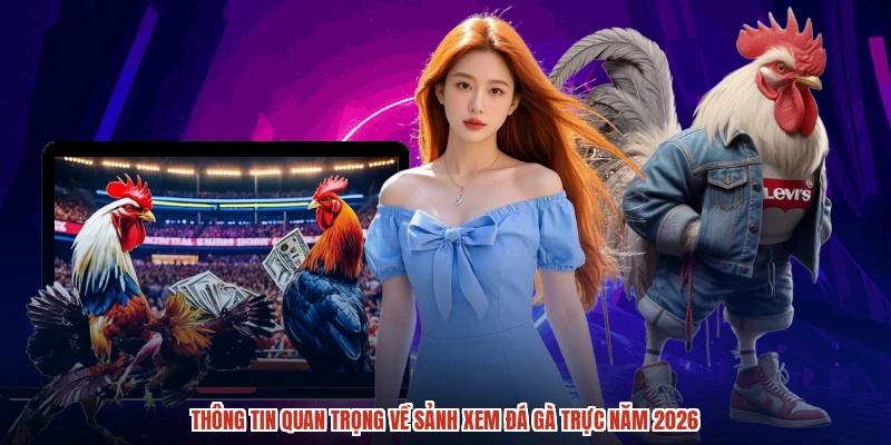 Thông tin quan trọng về sảnh xem đá gà trực năm 2026