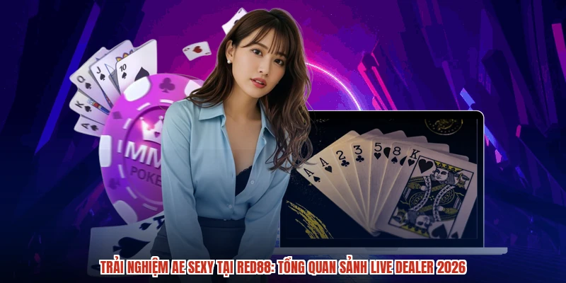 Trải Nghiệm AE Sexy Tại RED88: Tổng Quan Sảnh Live Dealer 2026